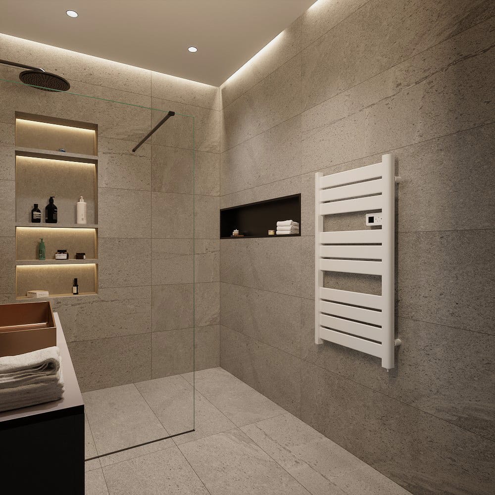 seche-serviettes-electrique-500w-1030x550-mm-blanc-cerahtlp500w (2) – Image 1