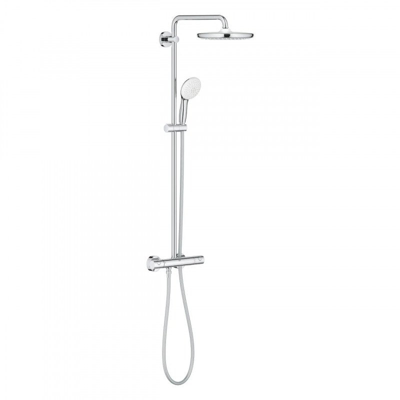 colonne-de-douche-tempesta-system-250-avec-mitigeur-thermostatique Colonne de douche Tempesta 250 Grohe avec mitigeur thermostatique - Chrome – Image 1